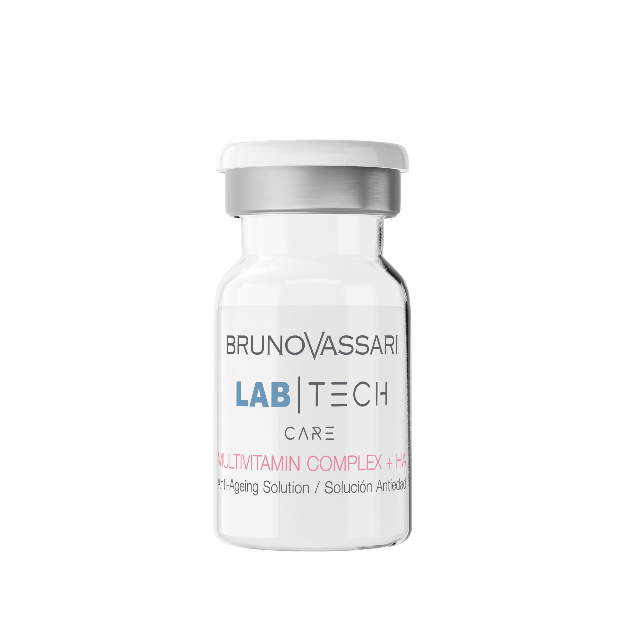 fiala per microneedling multivitamine + acido ialuronico linea lab tech bruno vassari